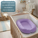 Ver imagem 3 de Ninho Redutor Aconchego Bebê Recém-nascido Conforto:lilas