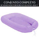 Ver imagem 4 de Ninho Redutor Aconchego Bebê Recém-nascido Conforto:lilas