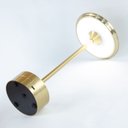 Ver imagem 5 de Par 2x Luminária de Mesa Touch Candeeiro Led sem Fio Recarregável Grande - Dourado