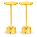 Ver imagem 1 de Par 2x Luminária de Mesa Touch Candeeiro Led sem Fio Recarregável Grande - Dourado