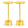 Par 2x Luminária de Mesa Touch Candeeiro Led sem Fio Recarregável Grande - Dourado - 1