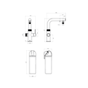 Ver imagem 5 de Monocomando de Cozinha C/ Filtro Agua Gelada/agua C/ Gas Enjoy Pro Cromado 127v - Deca Deca Metais
