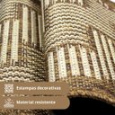 Ver imagem 4 de Kit Tapete Passadeira 2pç Antiderrapante Cozinha Juta Srj Mr