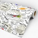 Ver imagem 1 de Papel de Parede Comércio - Lanchonete - 3,30x0,50m