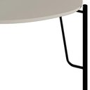 Ver imagem 4 de Mesa Lateral para Sala de Estar Baixa Pés Industrial Preto Alef I03 Grigio - Lyam Decor