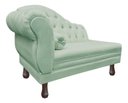 Ver imagem 1 de Recamier Divã Larissa 1,20cm Direito Sala Veludo:Acqua/Liso