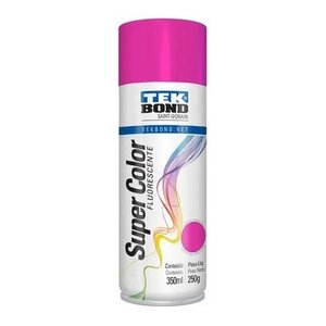 Tinta Spray Fluorescente Rosa 350ml /250g - Tekbond