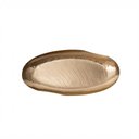 Ver imagem 3 de Bandeja Decorativa em Metal Dourado 42cm 22206p Mart