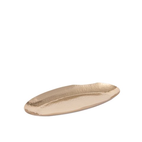 Bandeja Decorativa em Metal Dourado 42cm 22206p Mart