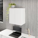 Ver imagem 1 de Armário Aéreo Escritório 60cm X 36cm 2 Portas F5 Office Cor:branco