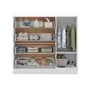 Ver imagem 5 de Cômoda Infantil 95cm 1 Porta e 4 Gavetas Encanto Multimóveis Mp4449 Branco/madeirado