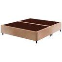 Ver imagem 1 de Cama Box Base Queen Sommier Linho Bege (158x198x30) - Ortobom