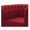 Kit 2 Poltronas e Namoradeira Chesterfield Ana Suede Vermelho - 8