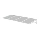 Ver imagem 1 de Toldo Fixo Policarbonato Alveolar Cristal - 2,50m X 1,00m - Estrutura Branca