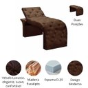 Ver imagem 4 de Maca Estofada Estética Cílios Regulável Spa Veludo Ana Clara:marrom