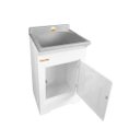 Ver imagem 3 de Gabinete Tanque Esfregador 20L Área de Serviço Branco/Cinza 004