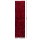Ver imagem 4 de Tapete Passadeira Felpudo Macio e Fofinho Vermelho Universal para Cozinha, Sala e Corredor Casa Dona