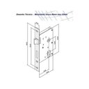Ver imagem 2 de Fechadura Jurerê Externa Canto Redondo Roseta Redonda Escovada 40mm Soprano