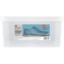 Ver imagem 7 de Kit 4 Caixas Organizadoras para Calçados 38 a 46 Empilháveis Transparentes Tampas Ventiláveis