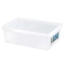 Ver imagem 3 de Kit 4 Caixas Organizadoras para Calçados 38 a 46 Empilháveis Transparentes Tampas Ventiláveis
