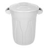 Cesto Balde Plástico 40 Litros Com Tampa - Branco - 6
