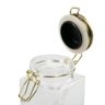 Kit Pote Hermético De Vidro Com Tampa Metal Dourado 4Pç - 2
