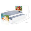 Ver imagem 3 de Bi Cama Infantil Solteiro 195cm X 96cm Kmteb