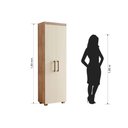 Ver imagem 3 de Armário Multiuso Lavanderia Turim C/ 2 Portas Café Wood - Conquista