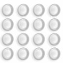Ver imagem 1 de Protetores Anti-impacto Transpararente com 16 Peças 14 X 14 Mm - Pr2142 - Pinceis Atlas
