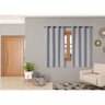 Cortina Oxford 2,20m X 1,40m Apartamento para Sala Quarto Janela Cozinha Decorativa Cinza - 2