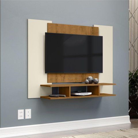 Painel para Tv Orlando Off White Freijo