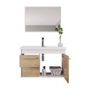 Ver imagem 7 de Kit Gabinete Banheiro Armario Cuba Pia com Espelheira - Potenza 63 Cm