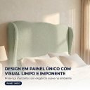 Ver imagem 2 de Cabeceira Cama Box Casal 140 cm Atria Bouclê B05 - D'Rossi