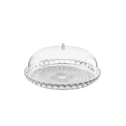Porta Bolo com Domo Bpa Free 36cm Grande Tiffany - Transparente - Guzzini - 1