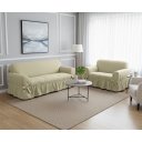 Ver imagem 1 de Capa de Sofá Patrícia 2 e 3 Lugares - Cáqui