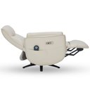 Ver imagem 6 de Poltrona de Massagem Reclinável Elétrica com Aquecimento Bravinni L07 Couríssimo Bege - Lyam Decor