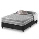 Ver imagem 1 de Cama Box Casal Preto + Colchão Molas Ensacadas Zidi Alabama 138x188x61cm