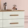 Cômoda Grande 8 Gavetas Mdp Amora Atacama/off White - 6