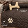 Protetor Cama Pet Animais Cão e Gato Mascote Grande - Tabaco - 2