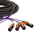 Ver imagem 4 de Multicabos com Conectores Xlr 4 Vias - Profissional 17 Metros
