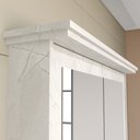 Ver imagem 5 de Armário para Banheiro com Espelho 2 Portas 80cm Malezia B06 Cristal - Lyam Decor