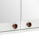 Ver imagem 7 de Armário para Banheiro com Espelho 2 Portas 80cm Malezia B06 Cristal - Lyam Decor