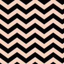 Ver imagem 4 de Tapete Sala Quarto Chevron Listrado 1,00Mx1,40M Antiderrapante Preto com Bege Casa Dona