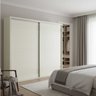 Guarda Roupa 100% Mdf Casal 2,67m com 2 Portas de Correr Tw603 Dalla Costa-off White - 1