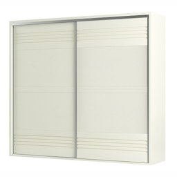 Guarda Roupa 100% Mdf Casal 2,67m com 2 Portas de Correr Tw603 Dalla Costa-off White - 3 Guarda Roupa 100% Mdf Casal 2,67m com 2 Portas de Correr Tw603 Dalla Costa-off White - 3