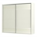 Ver imagem 3 de Guarda Roupa 100% Mdf Casal 2,67m com 2 Portas de Correr Tw603 Dalla Costa-off White