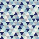 Ver imagem 2 de Tapete Antiderrapante Mosaico Casa Moderna 140x200cm Azul Casa Dona