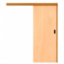 Ver imagem 2 de Porta Correr Lisa Mescla Trilho Embutido Concha 62x210cm Direito Marrom Rodam