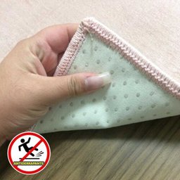 Tapete para Quarto Céu Infantil Antiderrapante 1,00Mx1,40M Rosa Casa Dona - 2