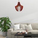 Ver imagem 2 de Luminária Teto tipo Pendente ARANHA MDF - Completa - Cor: Marrom